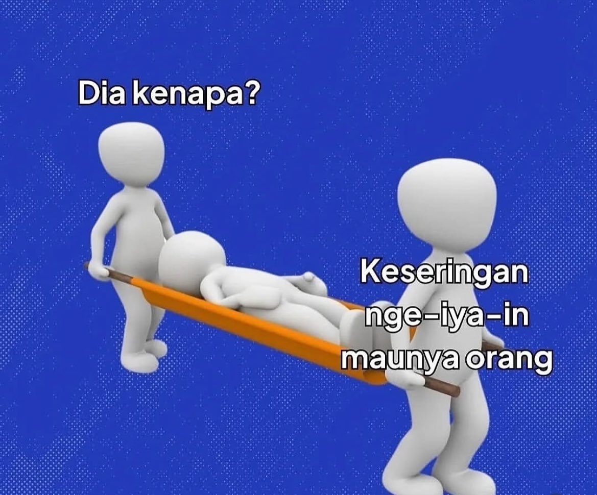 salah sendiri😭