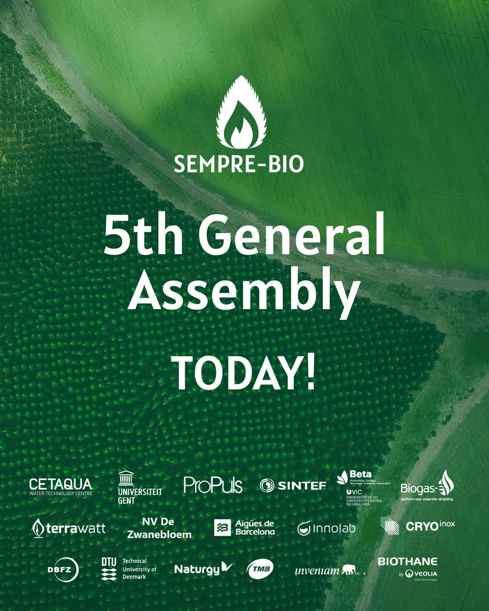 We’re 31 months in

Our 5th General Assembly is happening online today. It’s a key meeting with plenty of matters to discuss.

More to come as we move forward, stay with us!

#SEMPREBIO #biogas #biomethane