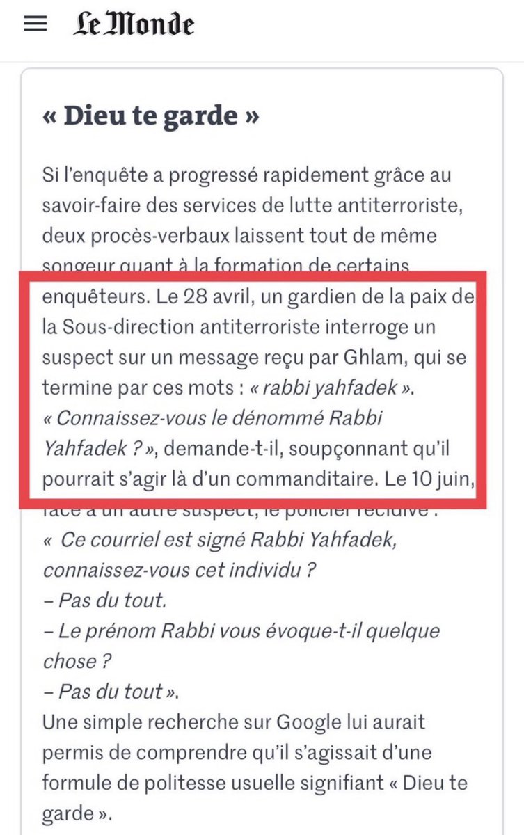 Pitié dites moi que c’est un fake… de vrais guignols incompétents, incultes et remplis de préjugés racistes… et c’est à partir de ça qu’on va nous pondre de nouvelles lois discriminatoires ?