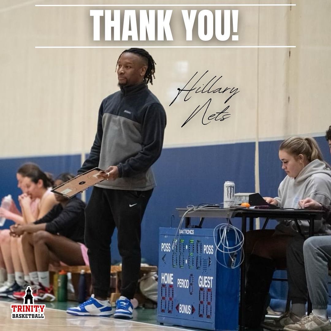 tcdbball's tweet image. Trinity Basketball Club would like to thank Hillary Nets who is stepping down as head coach of our Varsity Women’s team 🙌
Under Hillary’s guidance, our Varsity Women’s team won 2 D1 Varsity Titles, the 2025 D1 League Title and beat every D1 team in the country 🏆