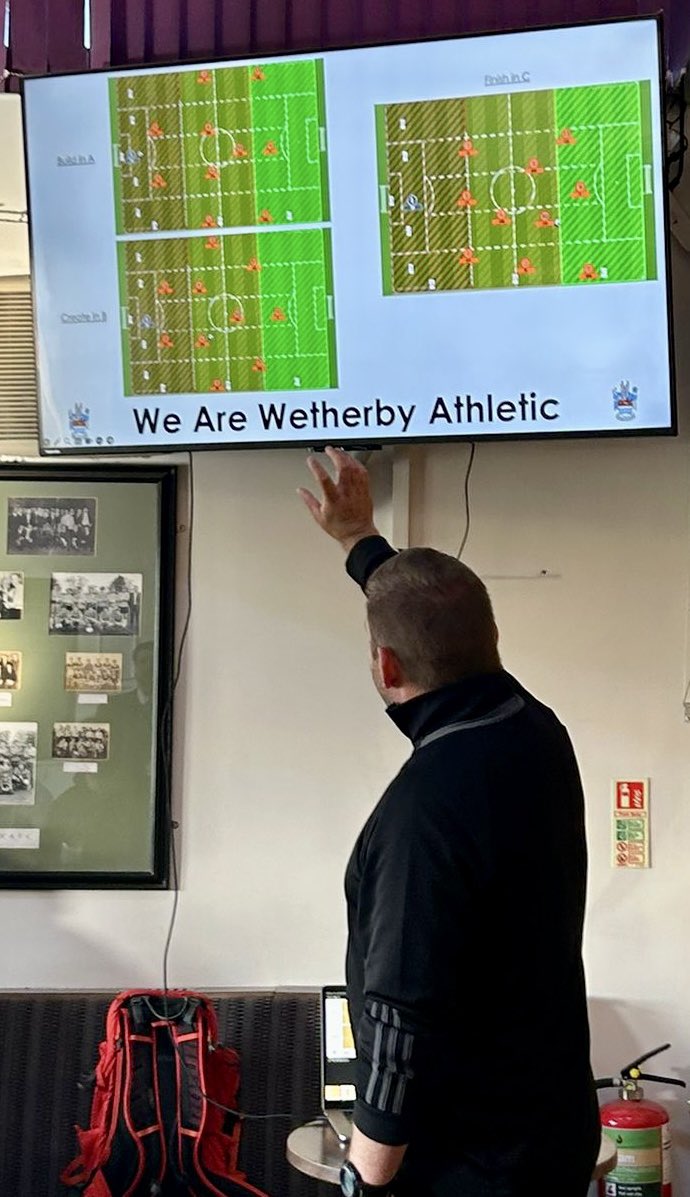 Great to have the gaffer down last night, presenting plans for next season 🍊