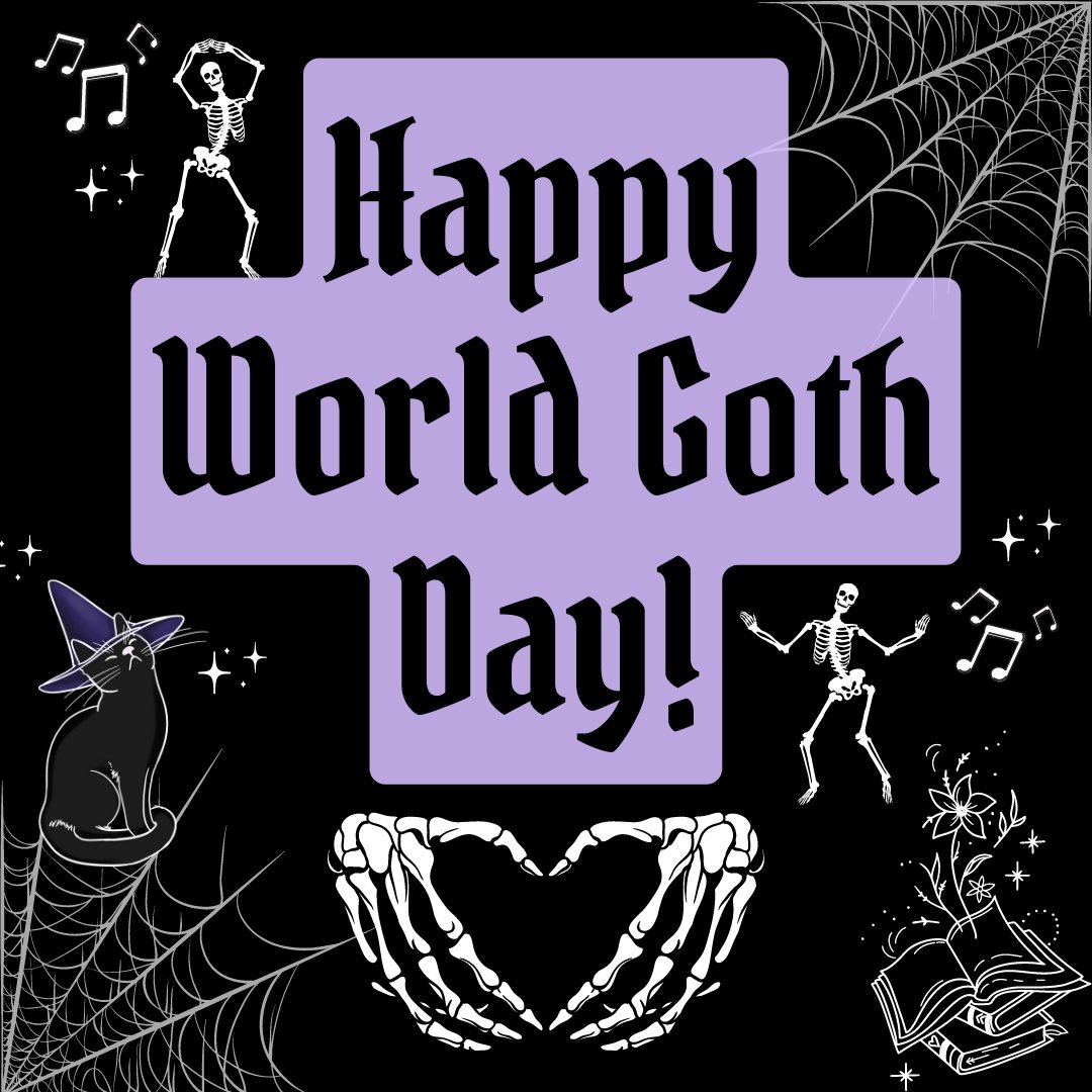 Happy World Goth Day!!! 😈🎃☠️🦇👻🎃😈
#WorldGothDay
