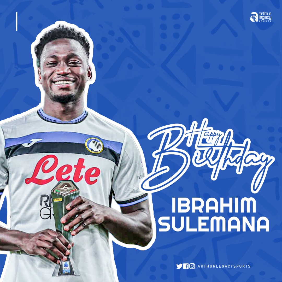 ArthurLegacy Sports (@arthurlegacy) on Twitter photo Happy birthday 🎂 🥳 to <a href="/Sulemana77/">Ibrahim Sulemana</a> .
Cheers 🍻 to a more career fulfilling
age. #arthurlegacysports Happy birthday 🎂 🥳 to <a href="/Sulemana77/">Ibrahim Sulemana</a> .
Cheers 🍻 to a more career fulfilling
age. #arthurlegacysports