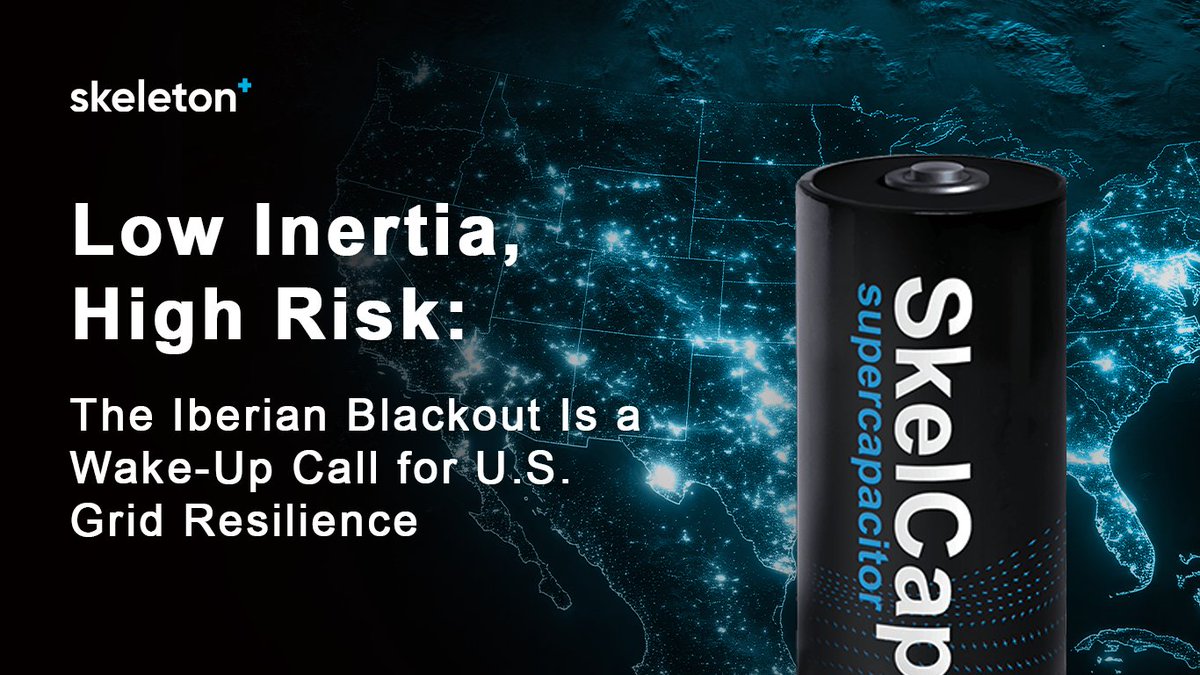 Low #grid #inertia was a major factor in the widespread blackout in the Iberian Peninsula on April. 

The blackouts in Spain and Portugal are an extreme reminder of how quickly a power grid can collapse when there is insufficient stability in the system. 

So, the next question