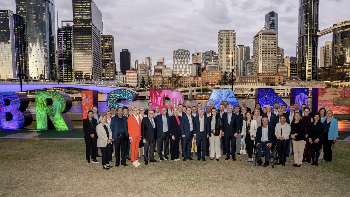 IOC MEDIA (@iocmedia) on Twitter photo The <a href="/Brisbane_2032/">Brisbane 2032</a> Coordination Commission wraps up its first onsite visit 🇦🇺
With over 1,000 stakeholders already consulted, the focus remains clear:
✔️ Athlete-first
✔️ Community-led
✔️ Legacy-driven
Learn more 👇
olympics.com/ioc/news/brisb… The <a href="/Brisbane_2032/">Brisbane 2032</a> Coordination Commission wraps up its first onsite visit 🇦🇺
With over 1,000 stakeholders already consulted, the focus remains clear:
✔️ Athlete-first
✔️ Community-led
✔️ Legacy-driven
Learn more 👇
olympics.com/ioc/news/brisb…