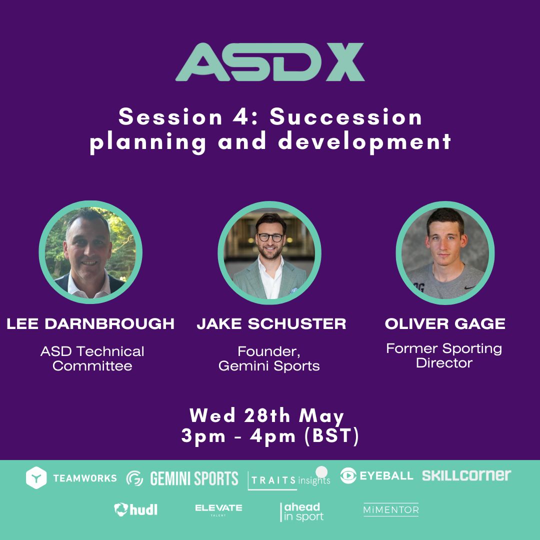 Our ASDX programme returns on Wednesday 28th May from 3pm - 4pm (BST).

Dr Alex Bond will be joined by Lee Darnbrough, Jake Schuster and Oliver Gage to discuss succession planning and development.

Don’t miss out: asd.mimentorportal.com/courses/asdx-2…