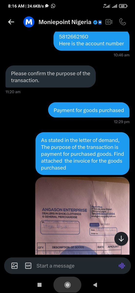 Angason2's tweet photo. If you are using Moniepoint gather here...been in this deep mess for months now ...I was asked to be patient, since February until now... seems my Bank is playing games with me....free my account @moniepointng https://t.co/GZmXmUeJ5z