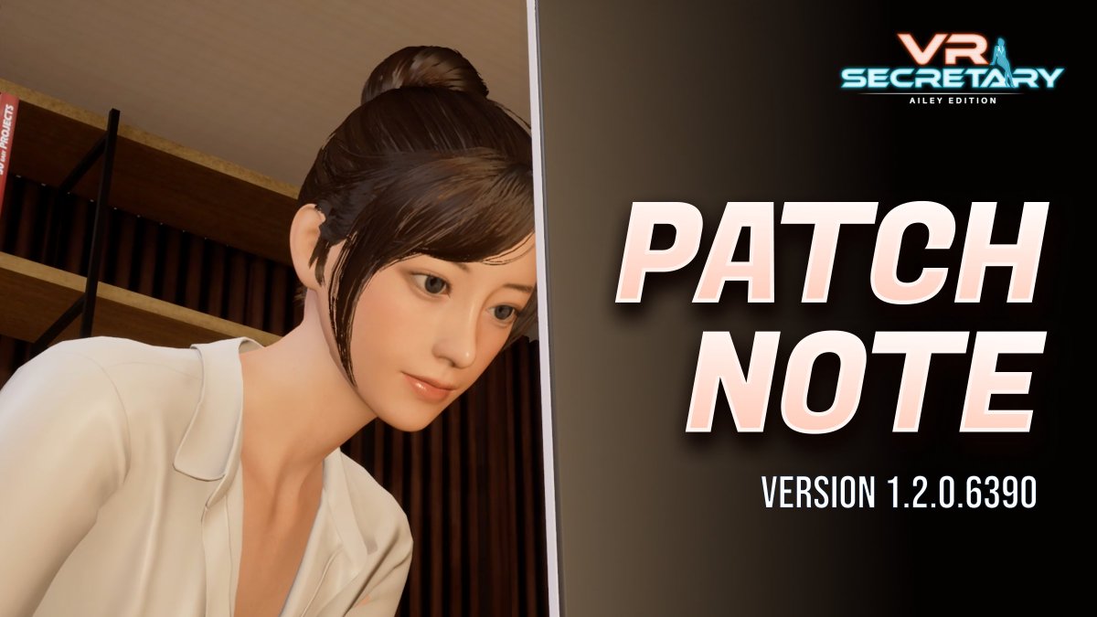 VR_Secretary's tweet image. Patch Note Version 1.2.0.6390

-Improvements-
[Vive] Added support for Vive input
[Camera] Improved camera input handling