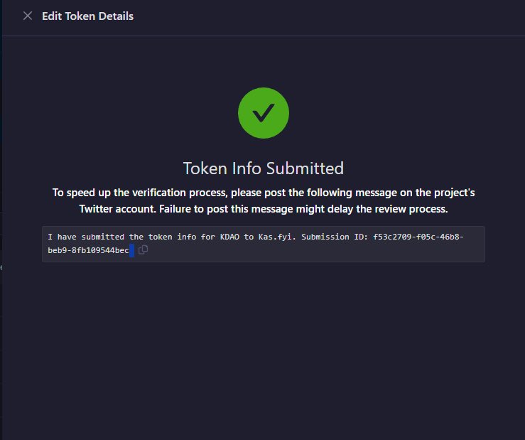 Just to let you all know, the Telegram link attached to CoinGecko / KasFyi is not an official #KDAO channel
 ( it is a scam channel )

Please do not interact with it.

<a href="/StppStp/">stp</a> has submitted to remove this channel from both platforms  - thank you