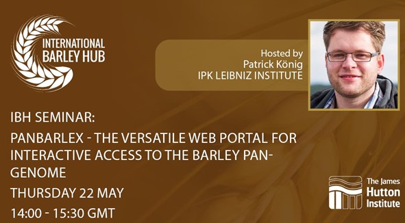 International Barley Hub (@intbarleyhub) on Twitter photo Today's IBH Seminar:
🔊Patrick König <a href="/functionizer/">Patrick König</a> <a href="/LeibnizIPK/">Leibniz IPK</a>
📜PanBARLEX - The versatile web portal for interactive access to the barley pan-genome
📆Thursday 22nd May 2025 14:00 BST
Register: hutton.webex.com/webappng/sites… Today's IBH Seminar:
🔊Patrick König <a href="/functionizer/">Patrick König</a> <a href="/LeibnizIPK/">Leibniz IPK</a>
📜PanBARLEX - The versatile web portal for interactive access to the barley pan-genome
📆Thursday 22nd May 2025 14:00 BST
Register: hutton.webex.com/webappng/sites…