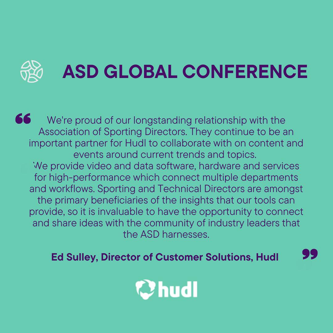The Association of Sporting Directors are delighted to announce <a href="/Hudl/">Hudl</a>  as a Headline Partner for the ASD Global Conference 2025.

Join us at asd.mimentorportal.com/courses/asd-gl…