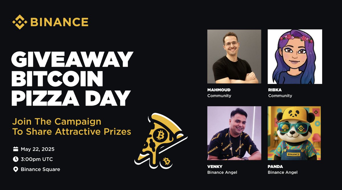 🍕Bitcoin Pizza Day is Live!🍕

Join us on Binance Square today for games, fun &amp; surprises!

Don’t miss the slice!

app.binance.com/uni-qr/cspa/24…