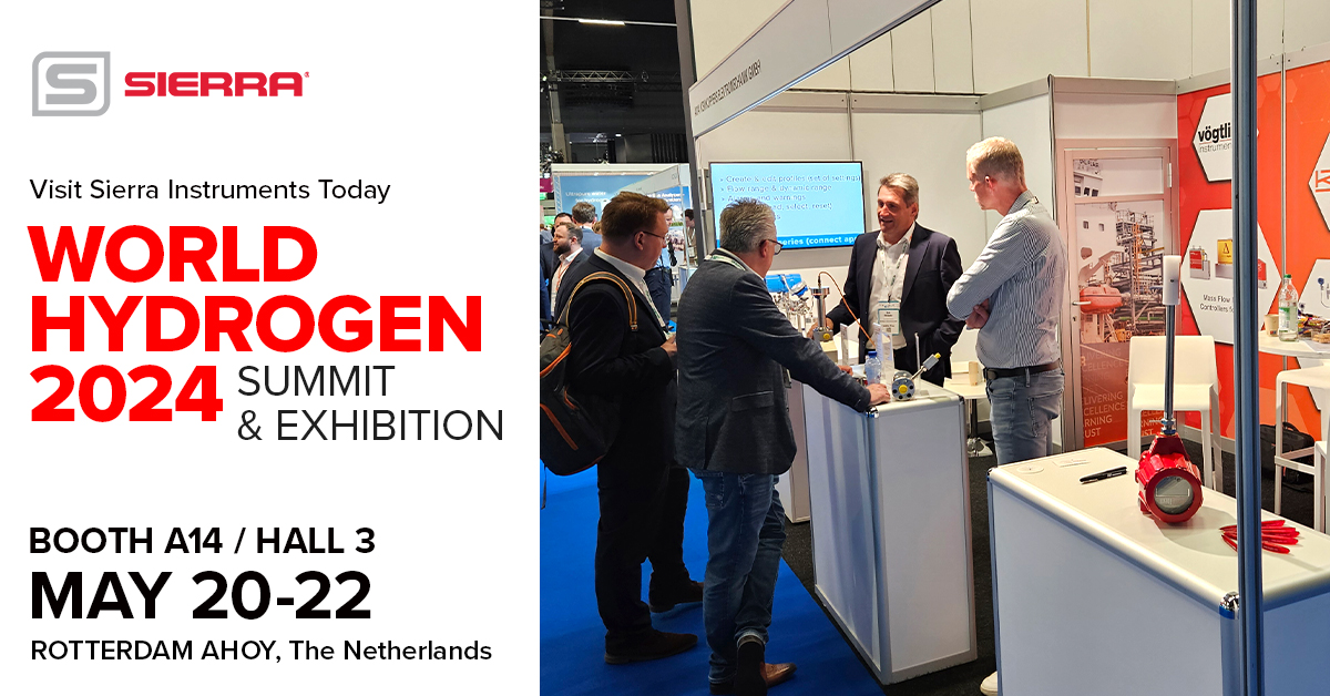 sierraflow's tweet image. Optimize your process efficiency and reduce costs with precision flow measurement in your hydrogen applications. Stop by our Booth A14 in Hall 3 at the #WorldHydrogen2025 Summit &amp;amp; Exhibition to discover how. Our flow experts are standing by to help you. bit.ly/3SbqxuS