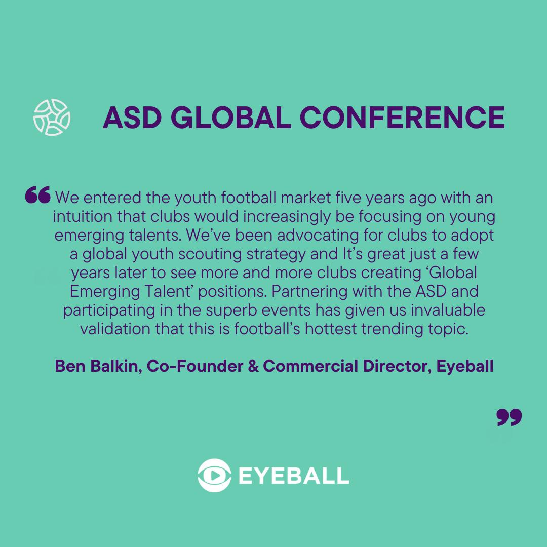 The Association of Sporting Directors are delighted to announce <a href="/Eyeballfootball/">Eyeball</a> as a Headline Partner for the ASD Global Conference 2025.

Join us at asd.mimentorportal.com/courses/asd-gl…