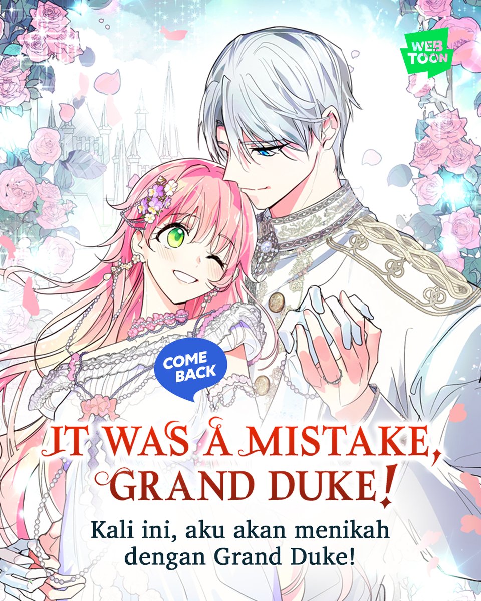 Dari yang awalnya dituduh menculik Grand Duke, sekarang hubungan Vivian dan Grand Duke sudah naik ke jenjang yang lebih serius! ✨

➡️webtoons.onelink.me/Jzmu/ksekpyfq

Baca kelanjutan cerita mereka di “It Was a Mistake, Grand Duke!” hanya di #WEBTOONID #ItWasaMistakeGrandDukeWebtoon