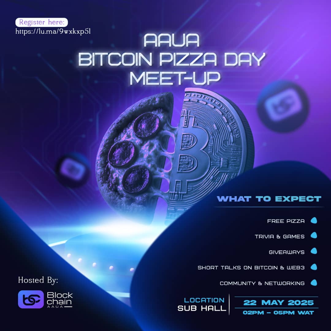 bchainAAUA's tweet photo. Today, the first ever web3 physical meetup in the land of Akungba will hold.

The question is, "will you be there to make history with us or will you be found wanting?" https://t.co/qzq4nBiWOM