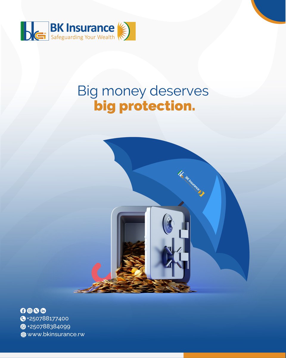 bkinsuranceltd's tweet image. For those  who deal in big numbers—let us handle the risk.
Do not leave the protection of your money to the locks on that safe only, insure it, to safeguard your peace of mind too!
#insurancesolution 
#PeaceOfMind