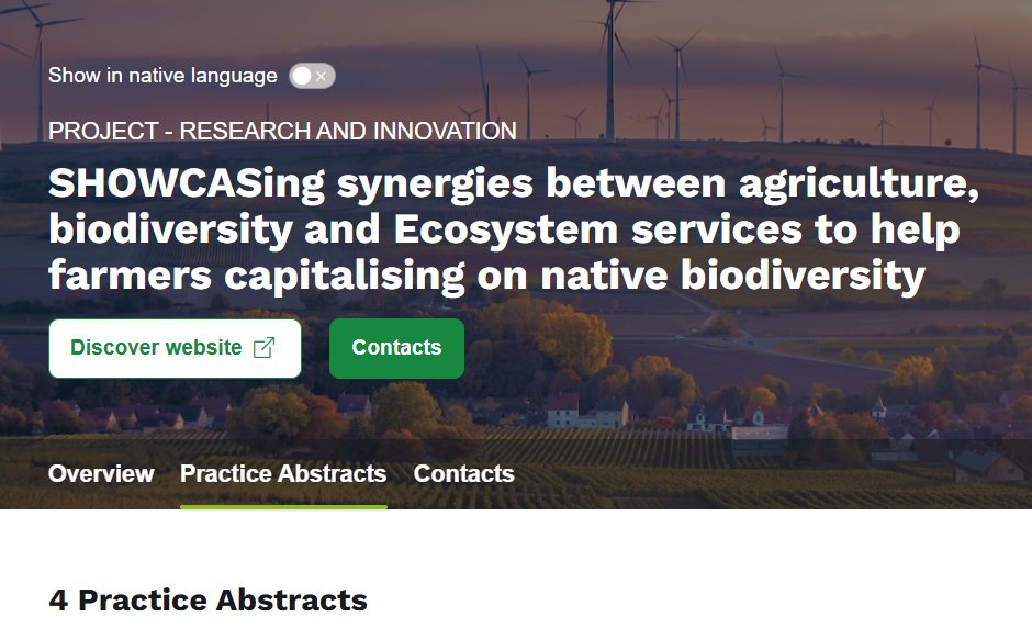SHOWCASE_project (@showcase_h2020) on Twitter photo The #H2020 SHOWCASE project just published 4 new practice abstracts on the <a href="/eucapnetwork/">EU CAP Network</a>!
From #farmer insights to biodiversity-friendly incentives & policy action—discover how we’re shaping the future of European agriculture: showcase-project.eu/news/showcase-… The #H2020 SHOWCASE project just published 4 new practice abstracts on the <a href="/eucapnetwork/">EU CAP Network</a>!
From #farmer insights to biodiversity-friendly incentives & policy action—discover how we’re shaping the future of European agriculture: showcase-project.eu/news/showcase-…