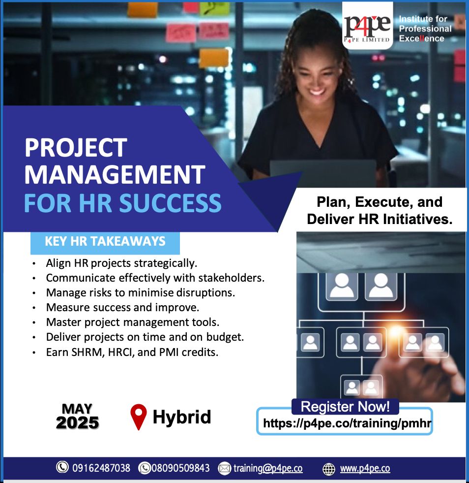 P4PEtwt's tweet image. HR has changed. Your skills should too.

You’re running HR projects. But were you ever taught how to manage them?

May 28th–30th| 100% Virtual
For HR pros ready to lead with clarity &amp;amp; structure.
👉 Register: p4pe.co/training/pmhr/
#HRProjectManagement #StrategicHR #FutureOfWork