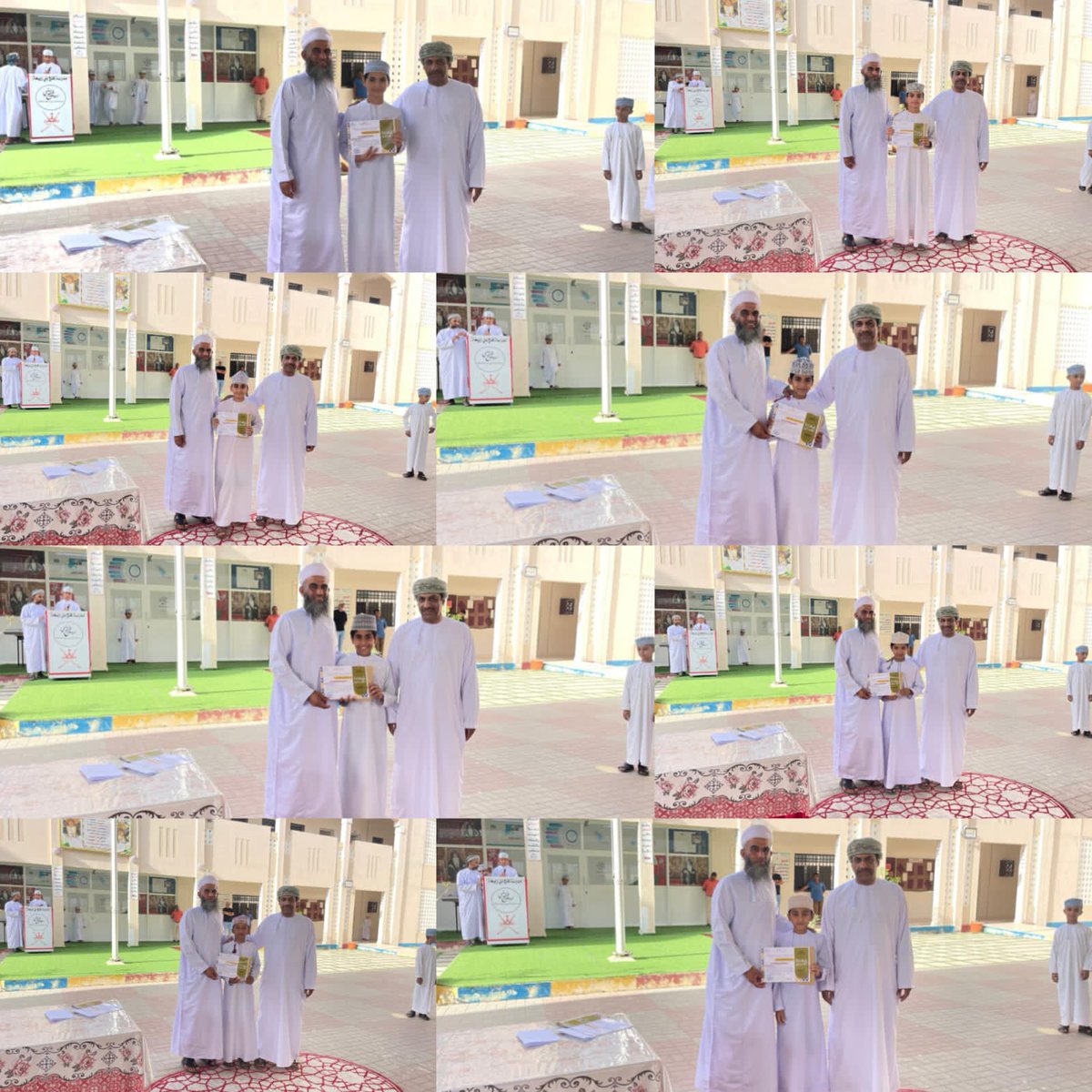 تكريم الطلبة المشاركين في مسابقة
ملك جدول الضرب في مادة الرياضيات