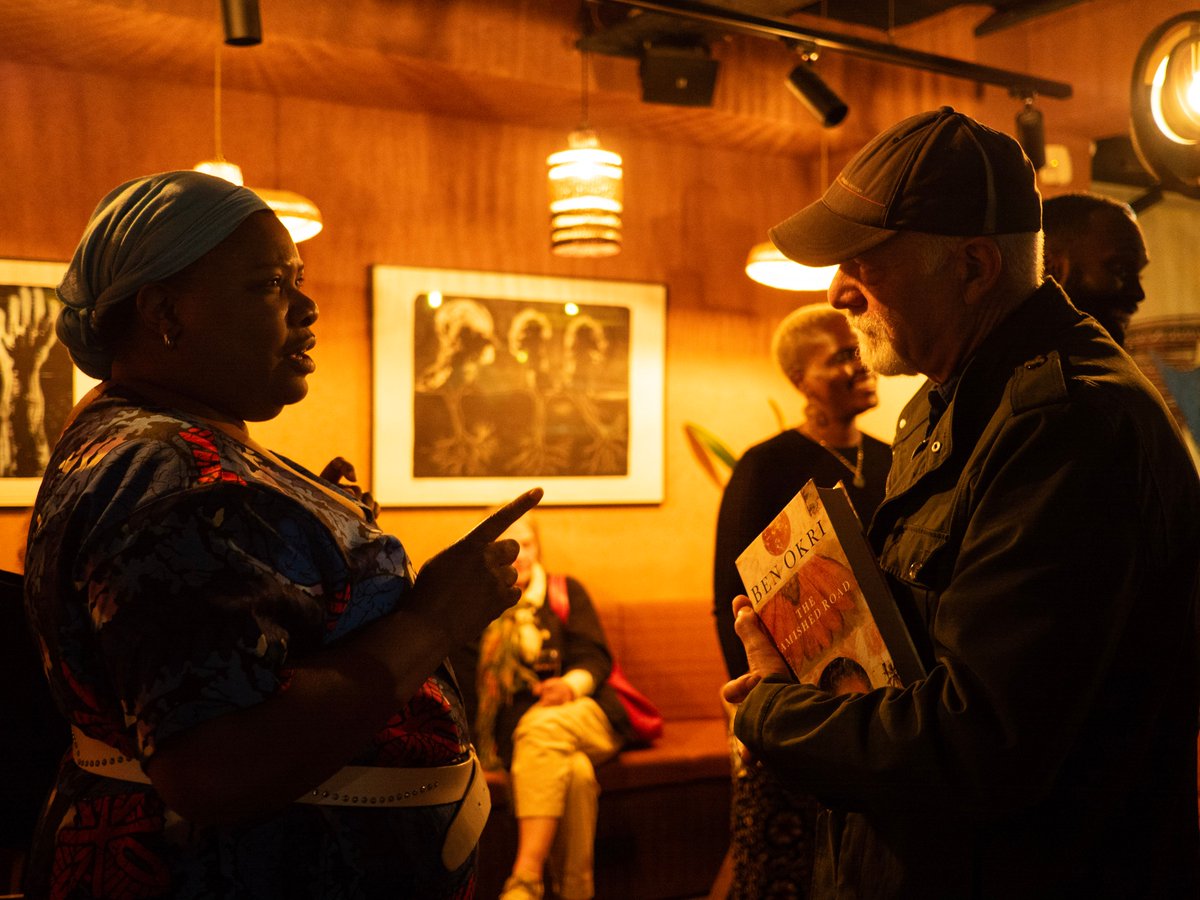 Looking back to our evening last Tuesday, celebrating the publication of African Stories at The Africa Centre. We were thrilled to hear Sir Ben in conversation with legendary publisher Margaret Busby. Thank you to The Africa Centre for hosting this wonderful event!