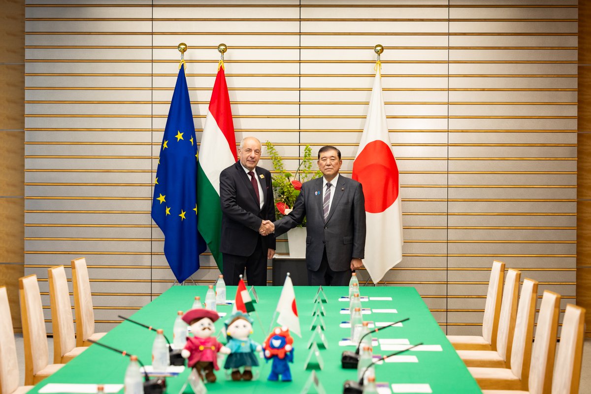 I had a meeting with Japan’s Prime Minister, <a href="/shigeruishiba/">石破茂</a> 
Our bilateral relations are strong and productive, grounded in shared values such as peace, security, and the rule of law.
I concluded by congratulating the Prime Minister on hosting the World Expo in Osaka.