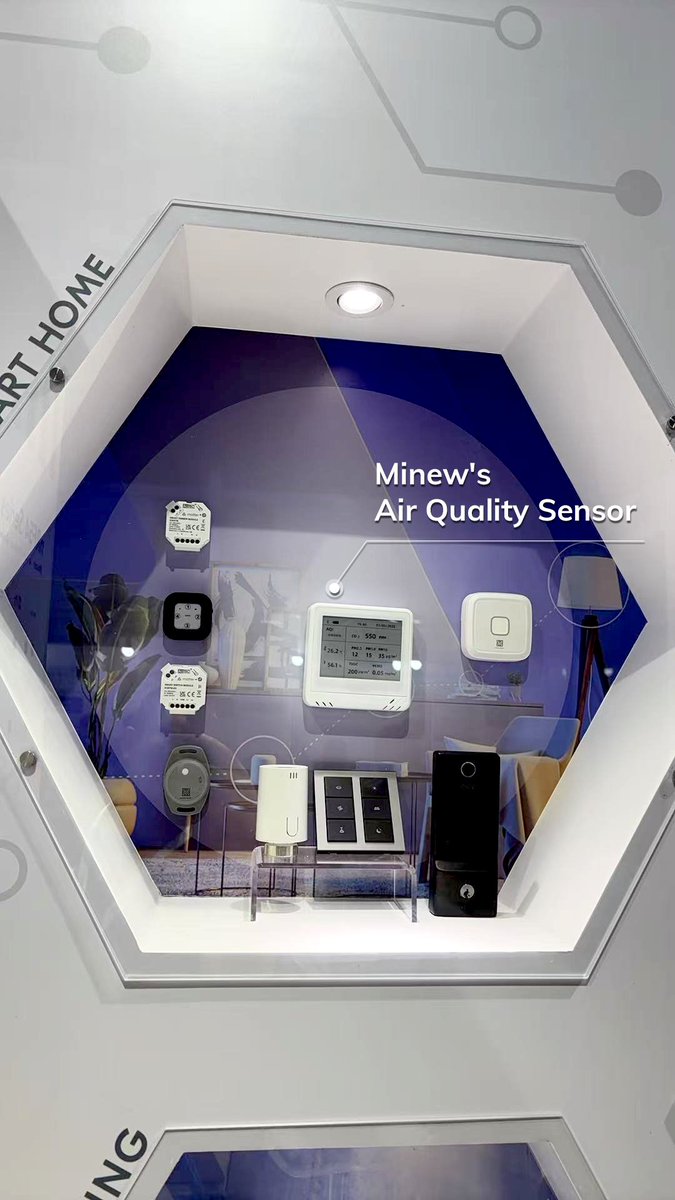 Our advanced air quality sensor is showcased at #BluetoothAsia! It's powered by <a href="/NordicTweets/">Nordic Semiconductor</a> 's high-performance, low-power nRF54L15 SoC. Even more to expect—our ToF sensor, featuring the cutting-edge nRF52832 chip, is coming soon.

#Minew