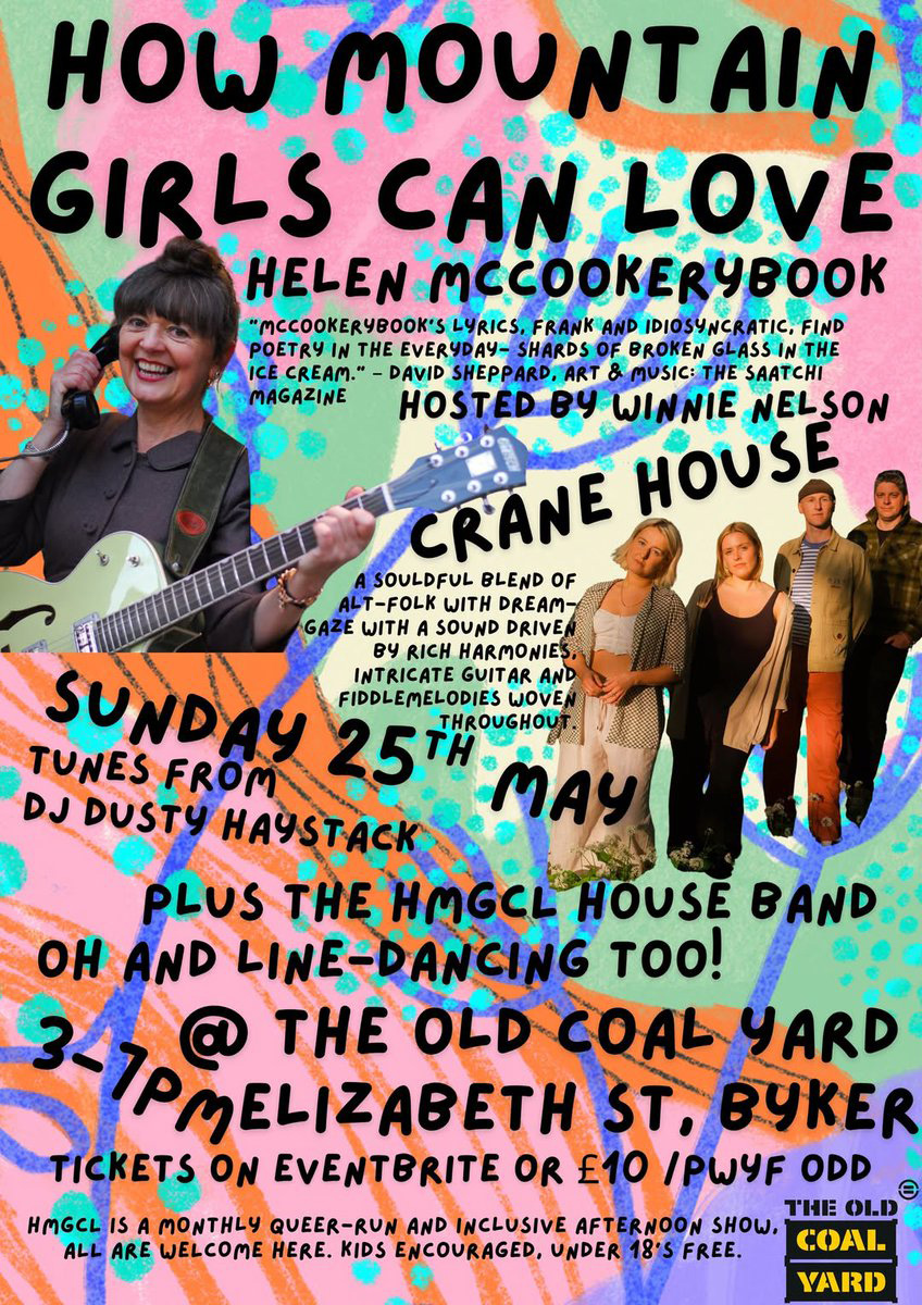 The Rocking Magpie … Music reviews from the heart (@rockingmagpie) on Twitter photo Any NE Music lovers at a loose end on Sunday afternoon?
Haste ye down to The Old Coal Yard in Byker to see <a href="/McCookerybook/">Helen McCookerybook</a> and friends in the sunshine Any NE Music lovers at a loose end on Sunday afternoon?
Haste ye down to The Old Coal Yard in Byker to see <a href="/McCookerybook/">Helen McCookerybook</a> and friends in the sunshine