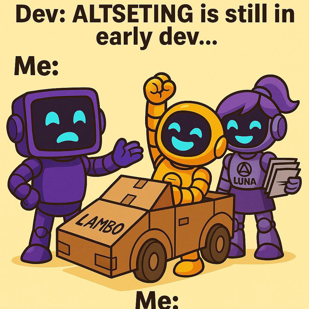 ALTSETING's tweet photo. When your team has Meta, Luna and Seti – the dream trio!
Innovation, energy &amp; charm all in one frame.

#TeamworkGoals #MeetTheBots #MetaLunaSeti #AITrio #DigitalSquad #TechMascots #CreativeVibes #InnovationInStyle #AIFriends #CharacterDesign https://t.co/PMuwTD7HDH