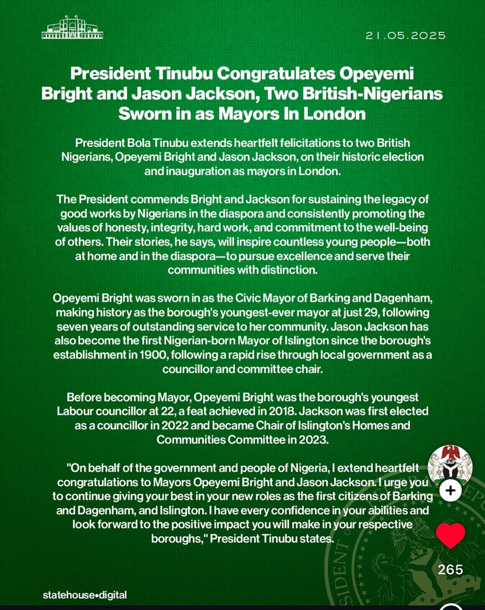 Nigerian &amp; Proud 🇳🇬