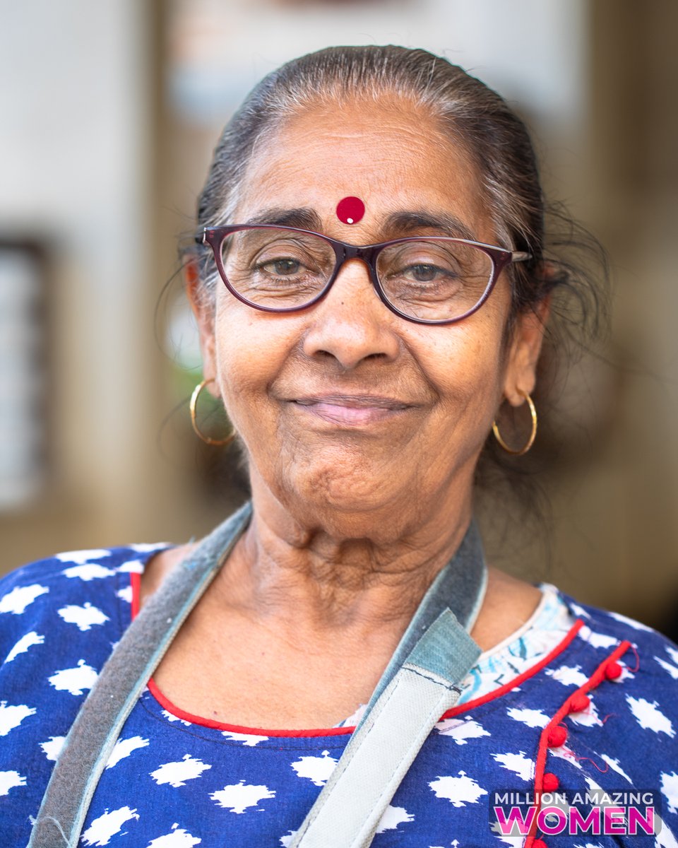 PORTRAIT 102: Vanitaben Bharatkumar Trivedi, Ahmedabad, Gujarat, INDIA.
A Strong-Rooted Woman
At 70, when many begin to say, “I’ve lived my life—now let the world carry on without me,” Vanitaben stands tall as a quiet rebellion. She doesn’t seek rest. She seeks presence.