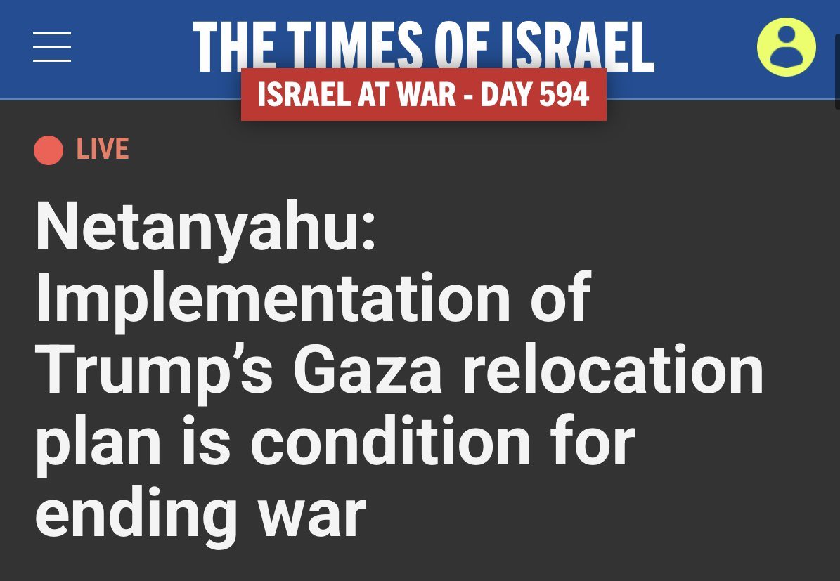 Il PM 🇮🇱 Netanyahu afferma che il GENOCIDIO continuerà finché la pulizia etnica non sarà terminata e i palestinesi saranno espulsi da Gaza.

Quanti palestinesi devono essere MASSACRATI E STERMINATI prima che l’Unione Europea sanzioni ISRAELE e impongono un embargo totale d’armi?