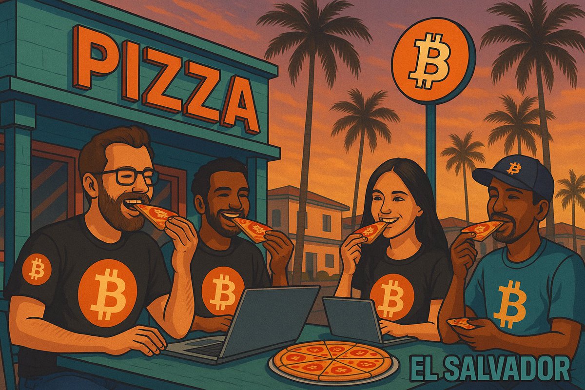 GM!
Happy 22nd May to all founders and Bitcoin pizza lovers! 🍕₿

🚀 Today, $BTC reached a fresh all-time high — and we’re also celebrating the legendary slice that started it all.
To all the builders and dreamers out there: this one’s for you🙌

Next up: our XFounders Bootcamp