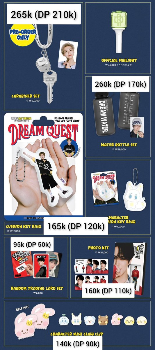 DEelfshop1's tweet photo. (PO) "Dream Quest" - NCT DREAM Fanmeeting MD

💰 price on picture

❌ CLOSE : 27 Mei, 19.00

✅ EMS Tax
✅ packing https://t.co/4Ozv8CQpx1