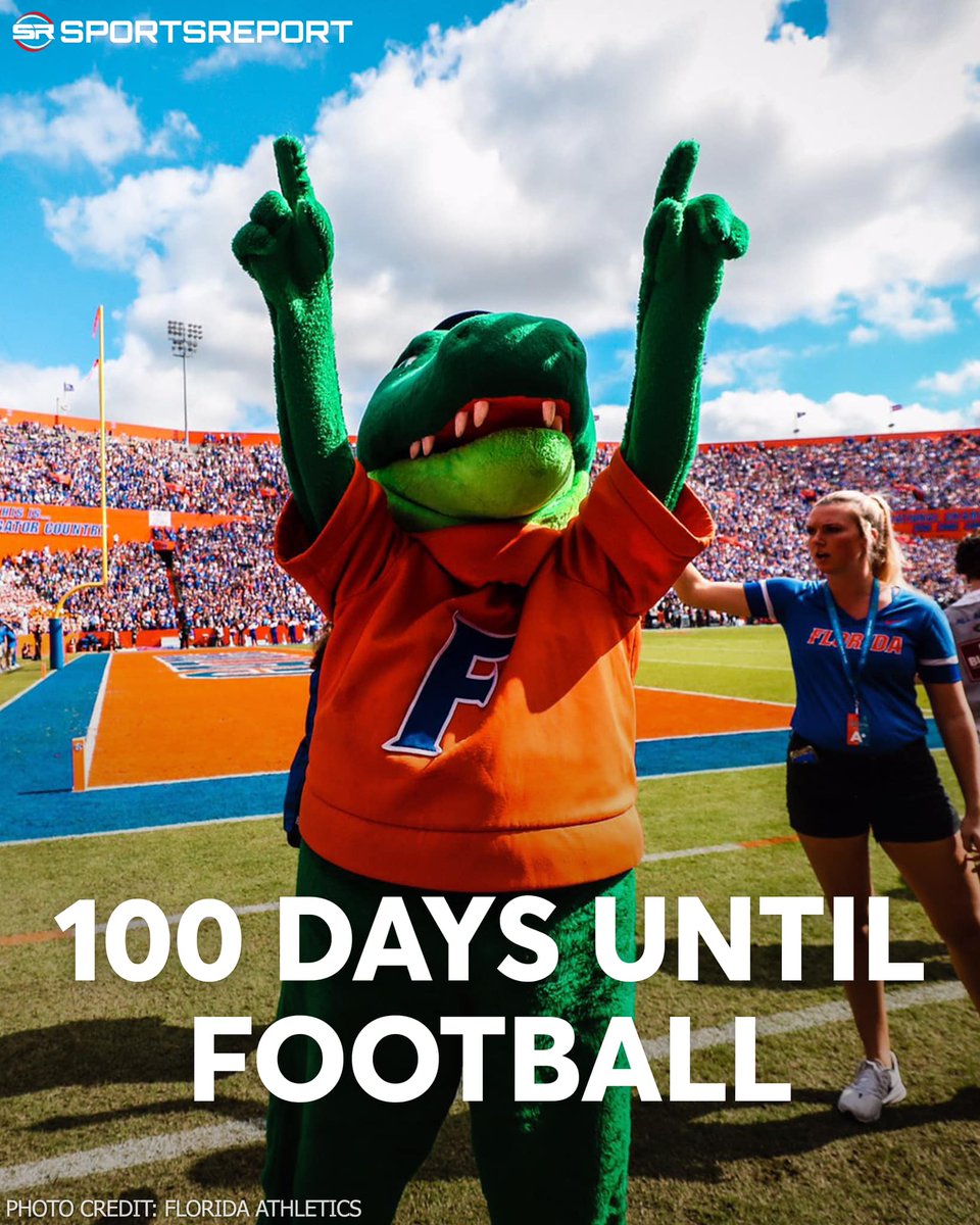 SRFloridaGators's tweet image. Only 💯 Days until Florida Football!!!