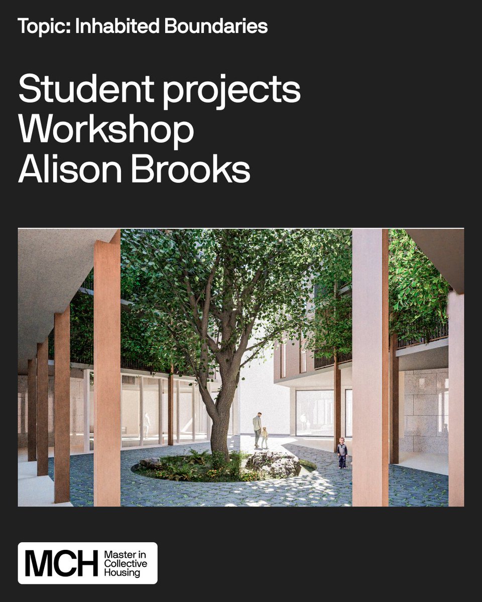 Discover the student work from the latest MCH 2025 workshop led by Alison Brooks from Alison Brooks Architects, with Teaching Assistant Carlos Chauca Galicia.
 Titled "Inhabited Boundaries" 
🔗 mchmaster.com/proyectos/2025…