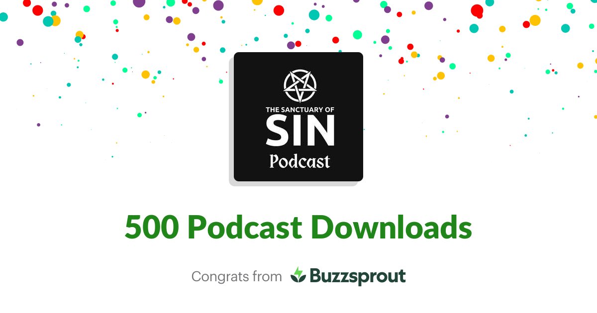 Can’t believe we’ve hit 500 listens in our first month! Thank you to everyone who has listened and reviewed already 🖤 Episode 4 drops tomorrow
