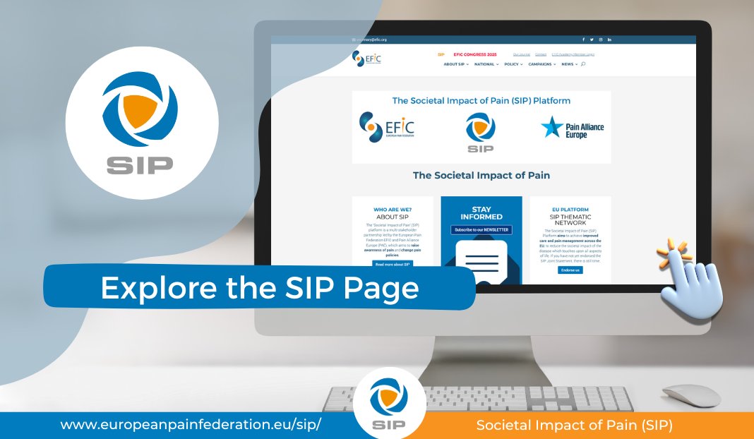 Explore the SIP Page! SIP brings together healthcare professionals, advocacy groups, policymakers, and more to raise awareness of pain and drive policy change. Learn more about the inclusion of chronic pain in ICD-11 and its impact on pain recognition: brnw.ch/21wSQ1V