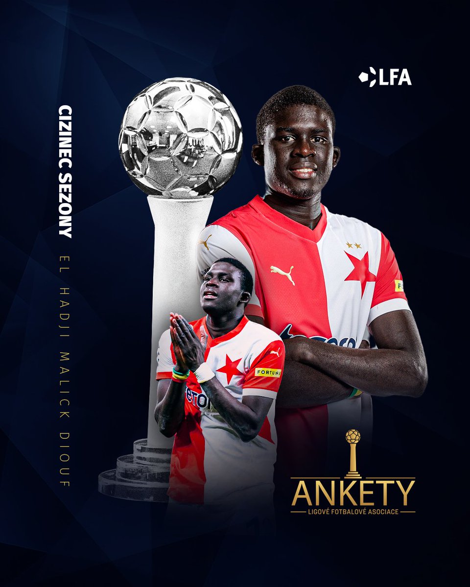 CIZINEC SEZONY | Nejlepším zahraničním hráčem aktuálního ročníku se stává 𝐄𝐥 𝐇𝐚𝐝𝐣𝐢 𝐌𝐚𝐥𝐢𝐜𝐤 𝐃𝐢𝐨𝐮𝐟 👏