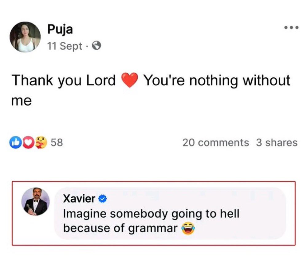 Xavier’s funny replies that will make your day😂😭💔

Check Thread 😂