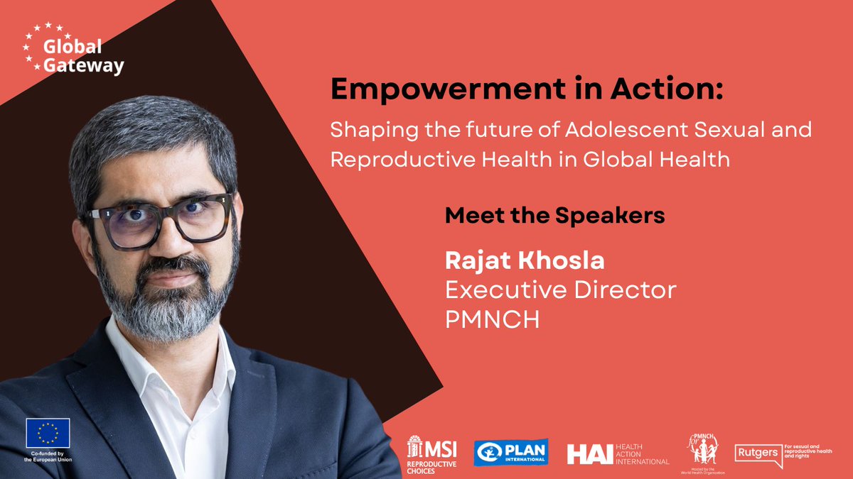 PMNCH (@pmnch) on Twitter photo 📣 Join PMNCH ED <a href="/khosla_rajat/">Rajat Khosla</a> at #WHA78 for “Empowerment in Action” — a dynamic panel exploring the future of adolescent #SRHR through insights & evidence on programming & action.
🗓️ 23 May
🕗 08:30–10:30 CEST
📍 Geneva & online
Register TODAY! 👇
lu.ma/yso6v8pr 📣 Join PMNCH ED <a href="/khosla_rajat/">Rajat Khosla</a> at #WHA78 for “Empowerment in Action” — a dynamic panel exploring the future of adolescent #SRHR through insights & evidence on programming & action.
🗓️ 23 May
🕗 08:30–10:30 CEST
📍 Geneva & online
Register TODAY! 👇
lu.ma/yso6v8pr
