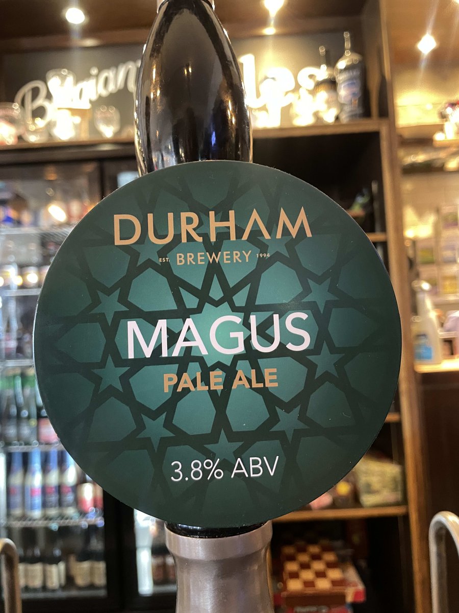 Durham Brewery is back! We have the amazing pale ale, Magus on draught at 3.8%!