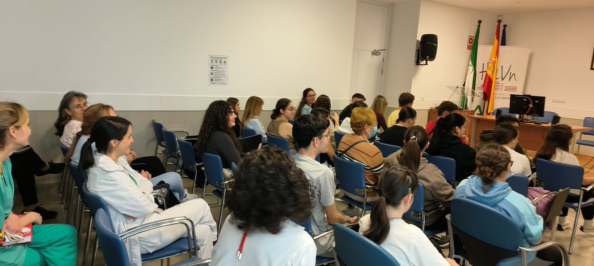 Encantados de recibir en el Hospital de Alcalá la Real a  alumnado de técnicos de cuidados auxiliares de enfermería.
#HospitalAbierto
huvn.es/noticias/alumn…