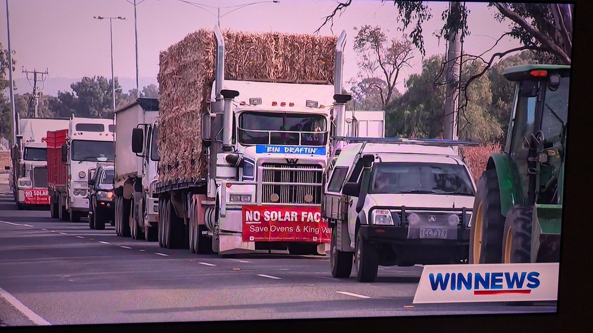 techAU's tweet image. Protesting solar farms and claiming they're taking prime agricultural land makes zero sense. All of these project go through environmental review. 

#notscience.