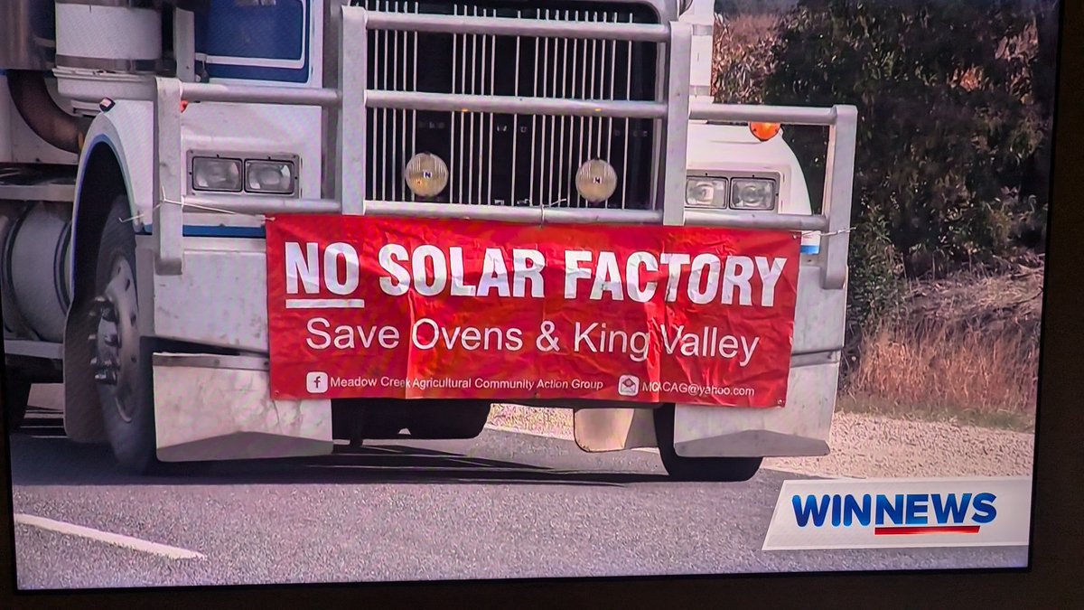 techAU's tweet image. Protesting solar farms and claiming they're taking prime agricultural land makes zero sense. All of these project go through environmental review. 

#notscience.