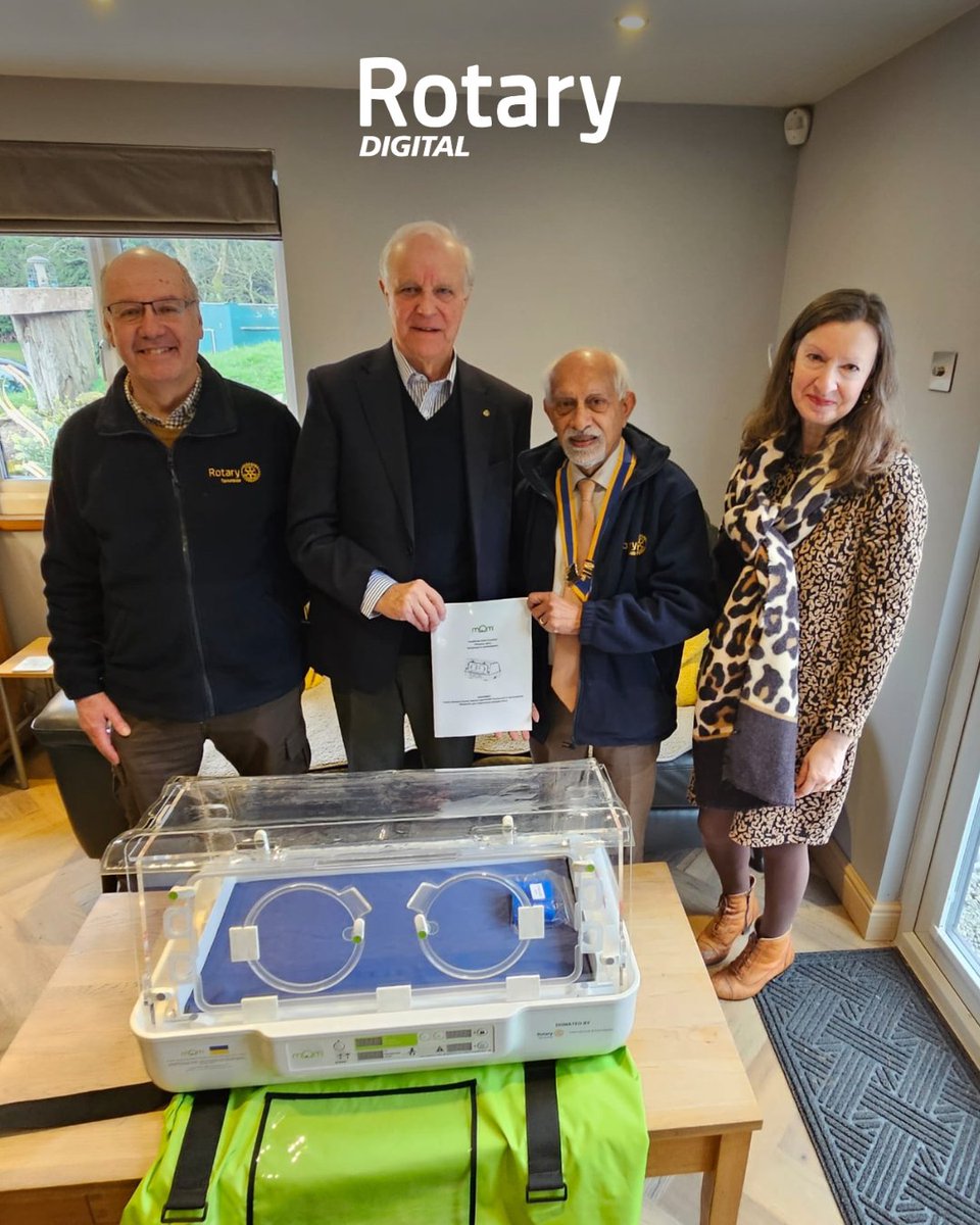 A series of fundraising activities has allowed #Tameside Rotary Club to fund an incubator for a maternity unit in #Ukraine - making a total of 21 incubators that the Rotary team has sent to date 👶🙌

ow.ly/xrlA50VVJ7B

#Rotary #GreaterManchester #RotaryInternational