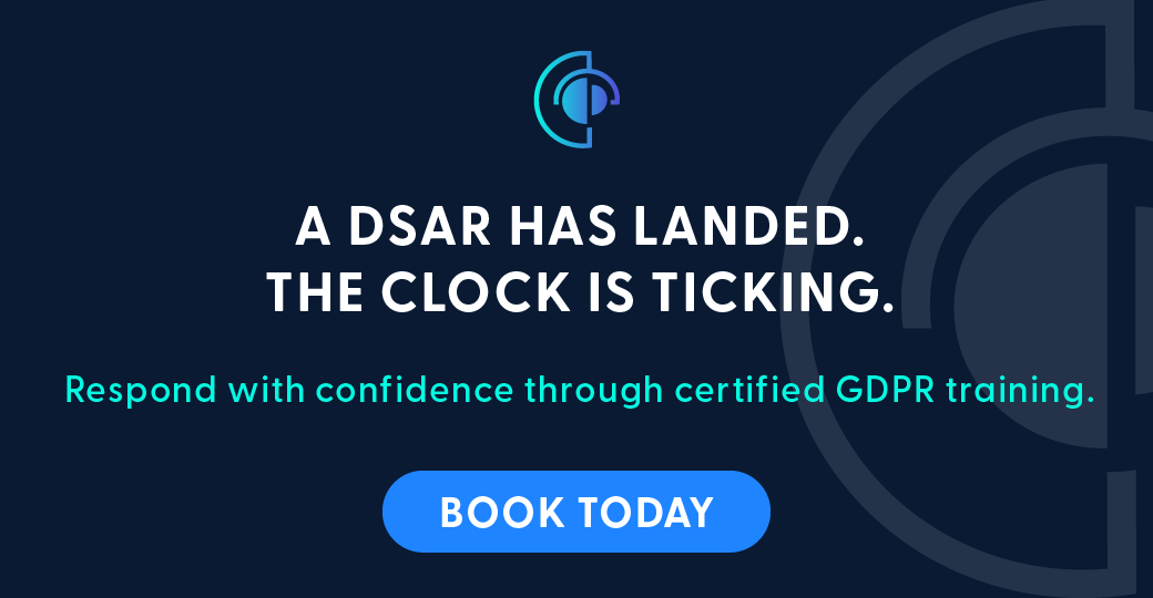 ITGovernance's tweet image. DSAR hits. Clock’s ticking. Are you ready?

Scramble or stay in control—your training makes the difference.

Get practitioner-level GDPR skills 👉ow.ly/7HCq50VWcHI

#GDPRtraining