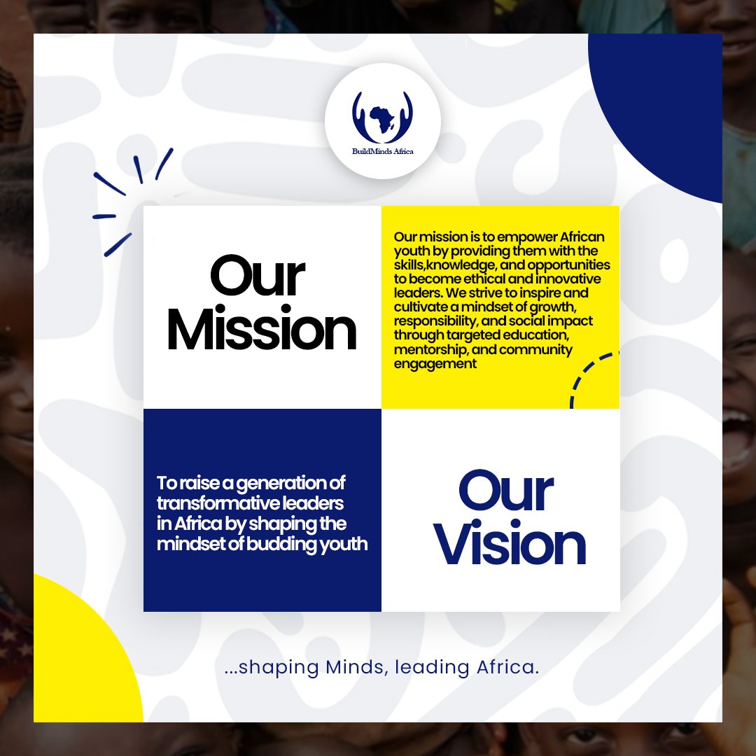akdesign_s's tweet photo. What are we creating today?? 

Here's a branding I did for an NGO brand.

The aim was to give a sign of hope and growth which can be achieved by young African minds. 

Let's work on your next project! 

#NGO #BUILDMINDS #GROWTH #SERVICE #NGODESIGN #BRANDING #NGOBRANDING  #DESIGN https://t.co/x6QfJsK91f