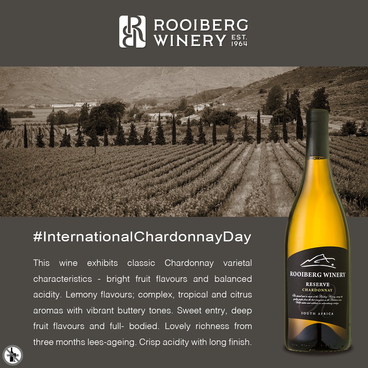 🍷 ROOIBERG WINERY | #InternationalChardonnayDay 

Here’s to a varietal that brings sunshine to the glass — whether enjoyed ontop of our iconic red chair or around your dinner table. 🍂 #RooibergWinery #InternationalChardonnayDay #ChardonnayVibes