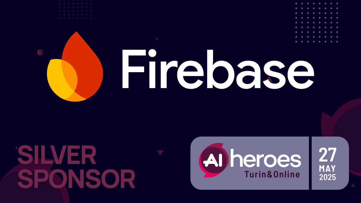 Welcome <a href="/Firebase/">Firebase</a> to AI Heroes 2025! 🤝🏻

🔥 Firebase’s mission is to help mobile and web developers succeed – whether they’re a fast growing startup or a global enterprise. Firebase brings together tools, <a href="/Google/">Google</a> products, and cloud services across an app’s journey under one